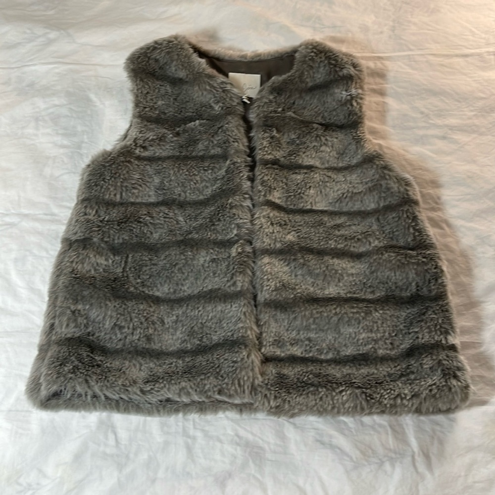 Joie Andrina Faux Fur Vest Size Medium